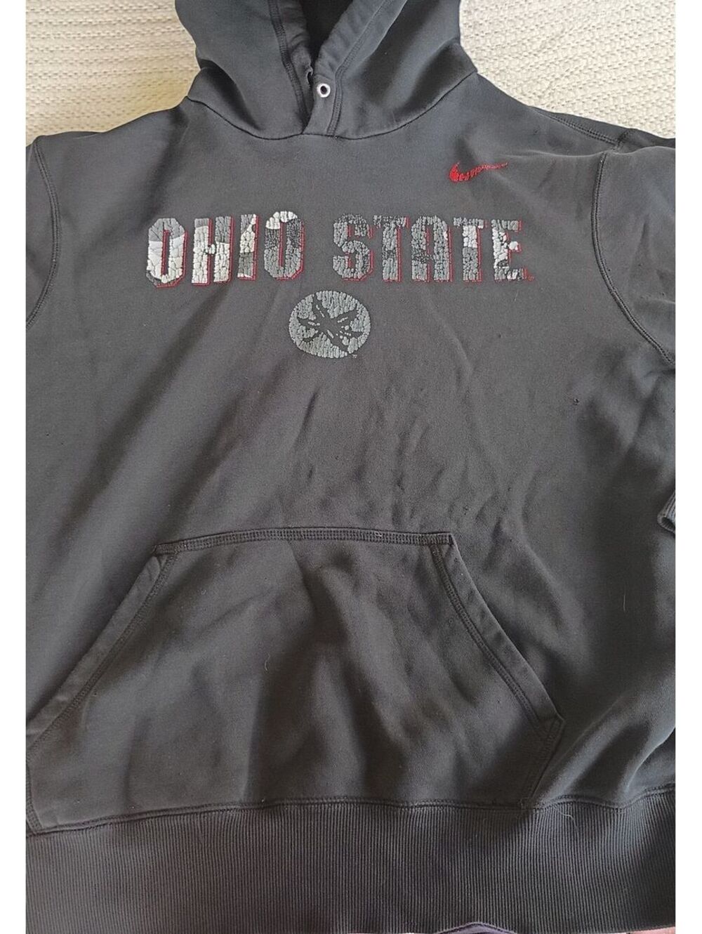 Nike Ohio State Black Hoodie Sweatshirt XXL
